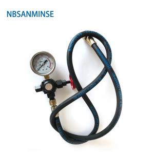 China Impact Resistance Hydraulic Accumulator Nitrogen Charging Valve Filling Air supplier