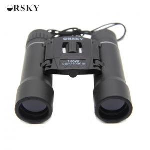 China High Definition 10x25 Compact Binoculars /  10.5mm Eye Relief Fold Up Binoculars supplier