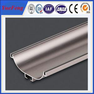 aluminum extrude for glass shower door factory, polish aluminium profiles for shower door