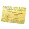 Vip Rose Gold Metal Business Cards Custom Engraved Golden Plated Advertisementin