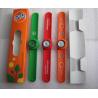 Personalized Fenta Cool Orange Slap On Watches Silicone Bracelet Watches With
