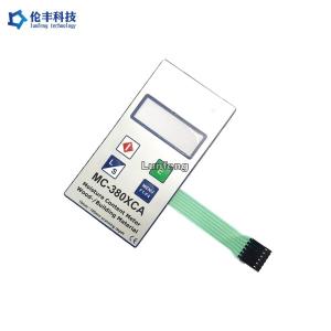 China Custom Membrane Switch Keypad , Moisture Content Meter PET Membrane Switch supplier
