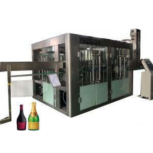 PLC Control Carbonated Soft Drink Filling Machine / Pure Water Filling And Sealing Machine