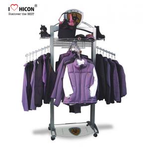 China Customization Clothing Store Fixtures Clothes Retail Shop Rack Shop Fittings 4-way supplier