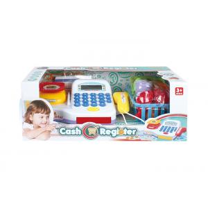 China 15  Functional Basket Scale Children's Cash Register Toys Pink Color supplier