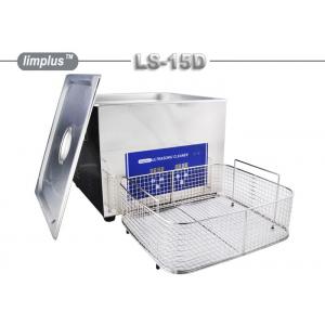 China 15 Liter Limplus Stainless Steel Ultrasonic Cleaner For Kitchen Heavy Oil Remove supplier