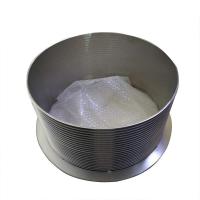 China Rectangle Hole Shape Sieve Screen For Paper Industry With Seam Size 0.1-0.55 on sale