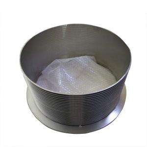 Rectangle Hole Shape Sieve Screen For Paper Industry With Seam Size 0.1-0.55