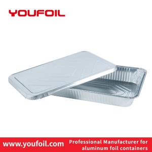 Disposable Aluminum Foil Baking Trays Food Storage Container With Lid