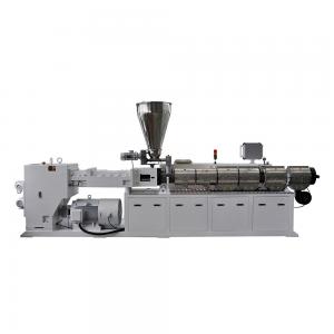 Plastic Recycling Extruder Machine / Twin Screw PVC Extruder Machine output 700kg/H PS107/28