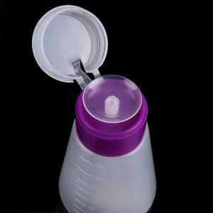 China 180ml Pp Nail Polish Bottle With Plastic Dispenser Pump 30ml - 500ml Volume supplier