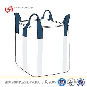 China Building bag,coated fabric pp bulk ton bag for packagign building material and chemical supplier