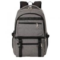 China Mens 32cm Canvas School Backpacks on sale