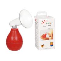 China BPA Free Latex Silicone Manual Breast Pump With Bottle on sale