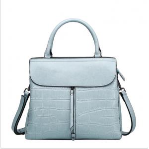 China Genuine Leather Handbag Lady Bags with Stone Pattern New Arrival Tote Bag supplier