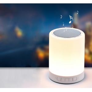 China LED Bedside Lamp and Night light Portable Bluetooth Speaker 3W LED Outdoors Mini Speaker supplier