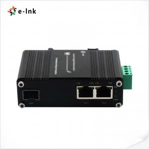 60W SFP PoE Media Converter 1 Port 100/1000X PD Plug 48-57VDC