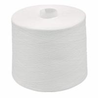 China Low Shrinkage Raw White Spun Polyester Yarn High Strength Sewing Thread Anti - Pilling on sale