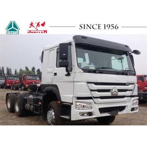 China Howo Sinotruk 6x4 Tractor Truck , Tractor Head Trailer Oil Saving For Fuel Transport supplier