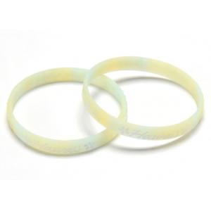 China Young Style Embossed Silicone Bracelets Advertising With Personalized Logo supplier