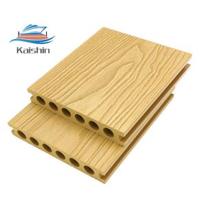 China Marine Flooring WPC Plastic Wood Deck Outdoor Wood Plastic Composite Decking supplier