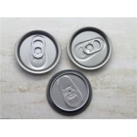 China Safe rim Aluminum Easy Open Lid For beverage pop can , tinplate ends on sale