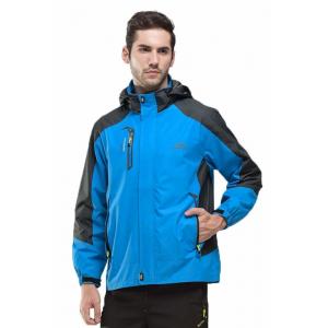 China 100% Polyester Womens Custom Outdoor Clothing , Breathable Rain Jacket Lightweight Windproof supplier