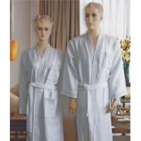 China Waffle Type Hotel Towelling Robe Quick Dry Thermal Breathable 1300g on sale