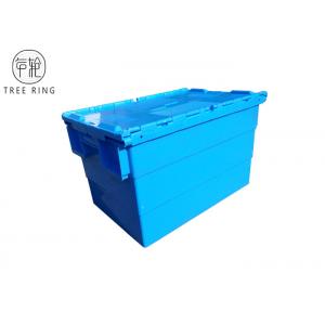 China Hinged-Frame Collapsible Plastic Crates Flat Folded Crates When Not In Use supplier