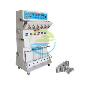 China High Precision Tensile Strength Testing Machine with 6 Stations and 0~40A Load Current for Cable and Wire Testing supplier