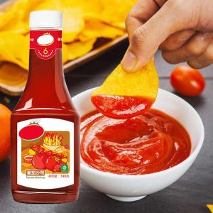 China Método de almacenamiento Embotellado de salsa de tomate con sabor original y información nutricional de grasa 0g supplier
