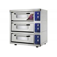 China Energy -  Saving 3 Trays Stainless Steel Electric Baking Ovens Laminated - Type , Temperature Range 20 ~ 300°C on sale