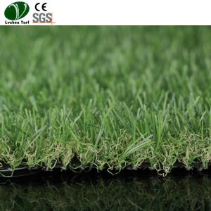 China Brush Sanding Machine Light Green Grass 30mm Curled Durable Synthetic wholesale