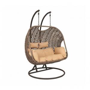 Decorative SNUGLANE Depth 66cm Rattan Garden Swing Chair For Patio
