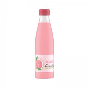240ml 0 Sugar 0 Fat 100% Pink Lemon Juice Plastic Bottle OEM Private Label Juice Drink Filling