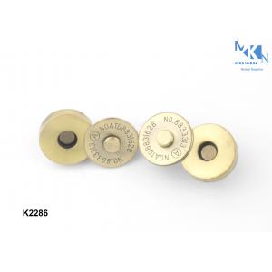 Bag Fasteners Closures , Magnetic Snap Closures For Bags Brush Anti - Brass