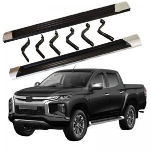 Black Aluminum Running Board Car Side Step For Mitsubishi Triton L200