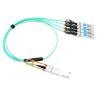 China H3C QSFP-4X10G-D-AOC-2M多用性がある2m （4 10G SFP+の活動的な光学ブレイクアウト ケーブルへの7ft） 40G QSFP+ wholesale