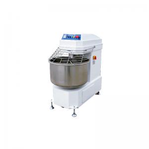 China Small 60L Bakery Double Dough Hook Mixer 1.5kw/H Chain Spiral Mixture Machine supplier