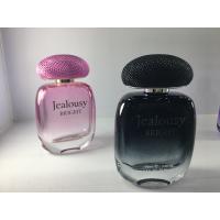 China Gradient Pink Gradient Black Luxury Perfume Bottles With Atomizer Cap on sale