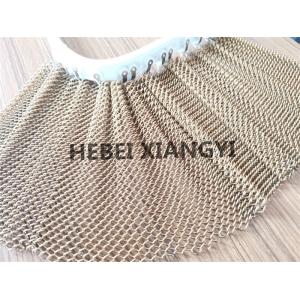 6mm Wire Mesh Curtains Decoration Light Weight Flexible Aluminum Chain Link Coil Metal Shower