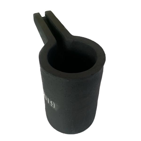 Crisol resistente al calor con boquilla de vertido para ahorro de metal, carburo de silicio y grafito