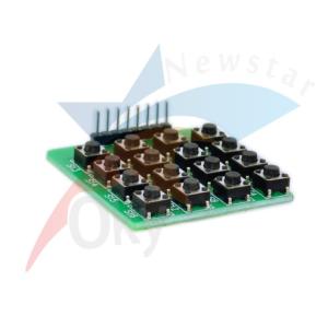 China 8 PWB 4 x del teclado del Pin 16 módulo de matriz de punto 4 para Arduino MCU/AVR/BRAZO supplier