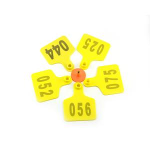 China Farm Equipment Custom Ear Tags / TPU Animal Management UHF RFID Tag supplier