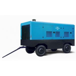 China Portable Diesel Powered Air Compressor Mobile For Drilling Rig Road Construction supplier