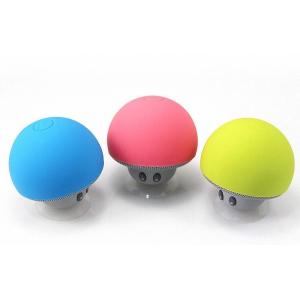 China Colorful Portable Mushroom Bluetooth Speaker 3W Output Power With Sucker wholesale