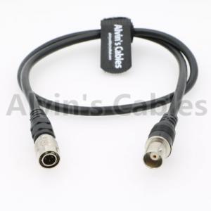 China Red Epic Camera Run Stop Cable Hirose 4 Pin Male To BNC Female Long Lifetime supplier