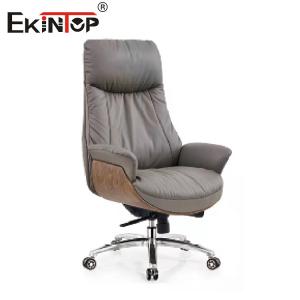 Adjustable height Contemporary Leather Chair For Executive Office Furniture