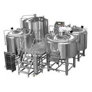 China Manual Or Semi Automatic Beer Brew House Mirror Polishing Beer Making Equipment supplier