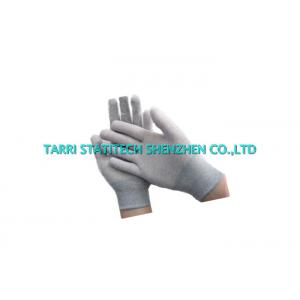 China 13G ESD Carbon Static Dissipative Gloves Seamless Knitted For Electronics Parts Handing supplier